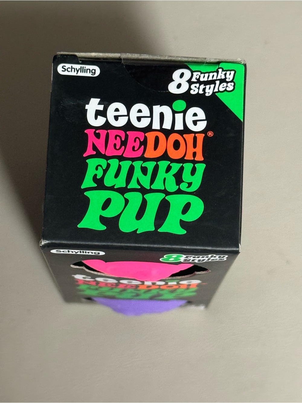 Teenie Needoh Funky Pup 3-Pack - Pink, Purple and Teal - Picture 6 of 7